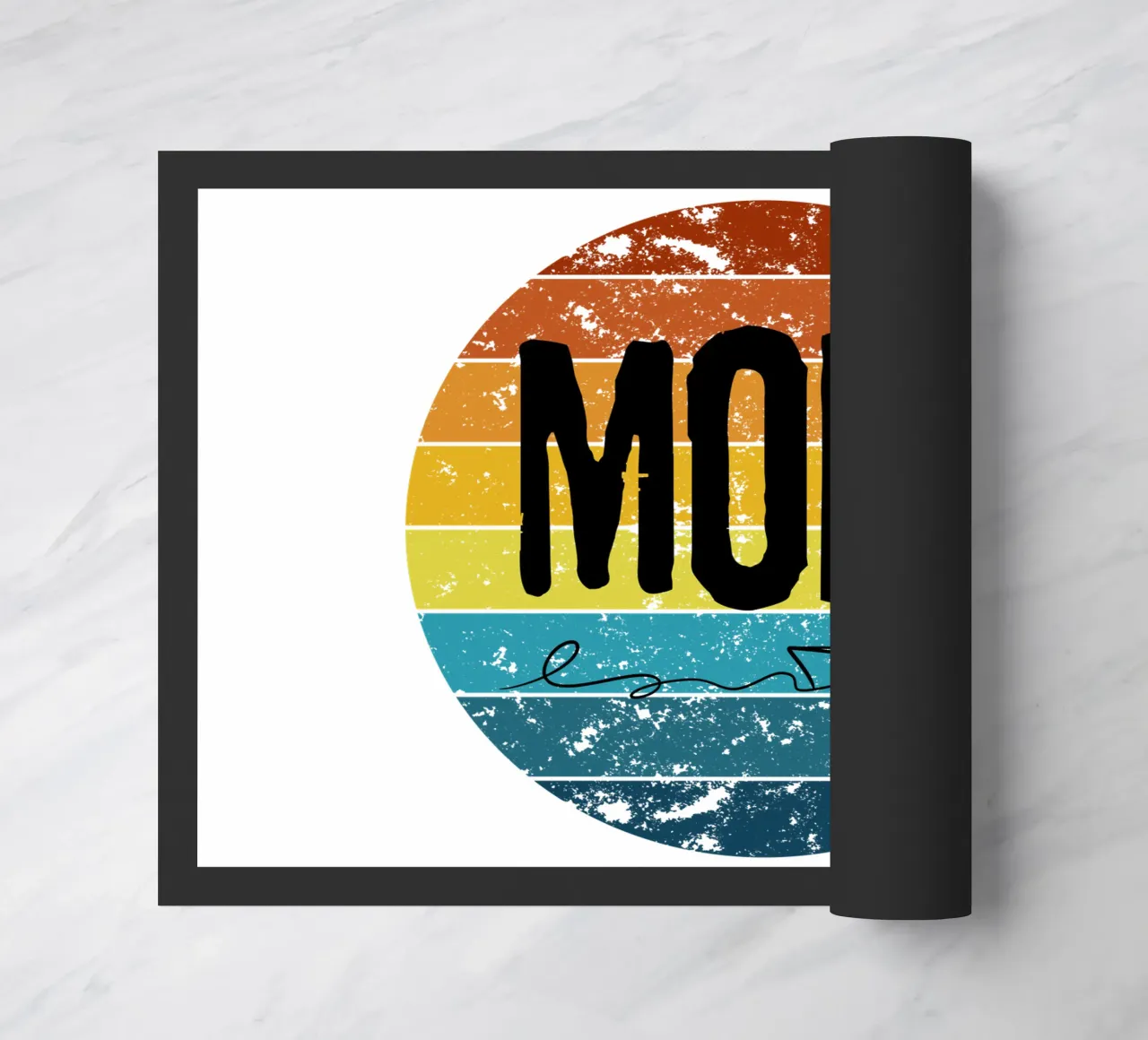 MOIN Sunset - Design retrò vintage della Germania del Nord con nave zerbino da Fies&Fein
