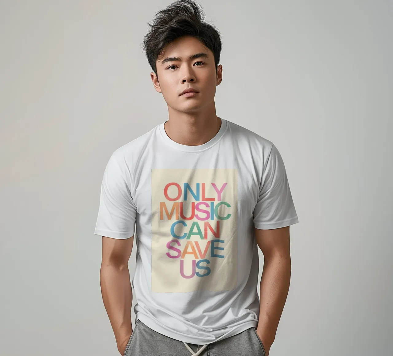 Only Music Can Save Us t-shirt da Attaboy Dsgn