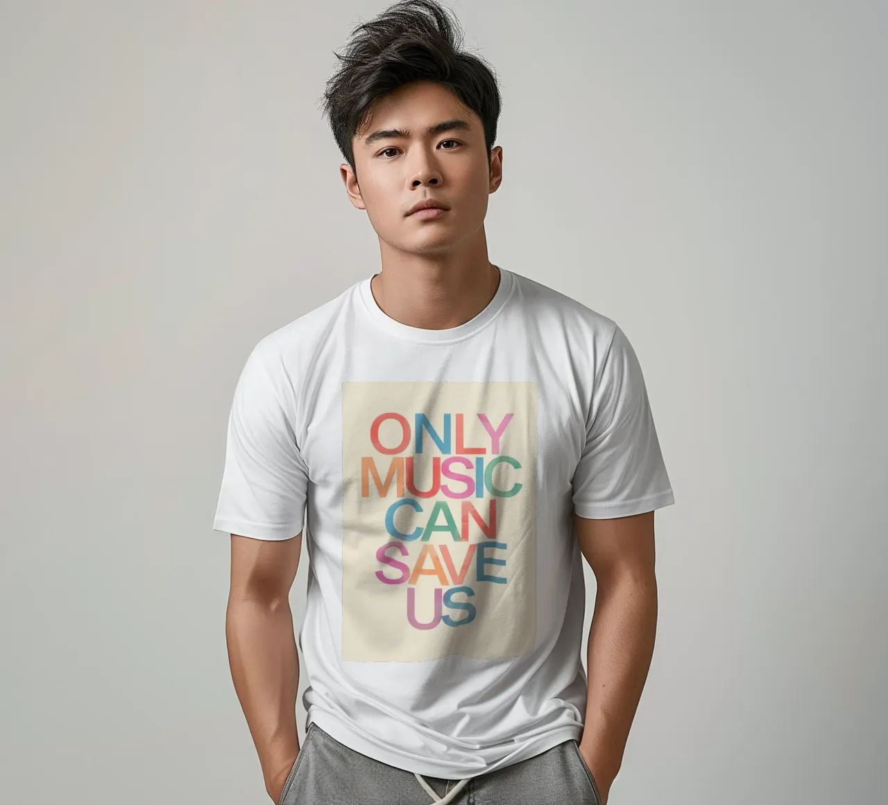 Only Music Can Save Us t-shirt da Attaboy Dsgn