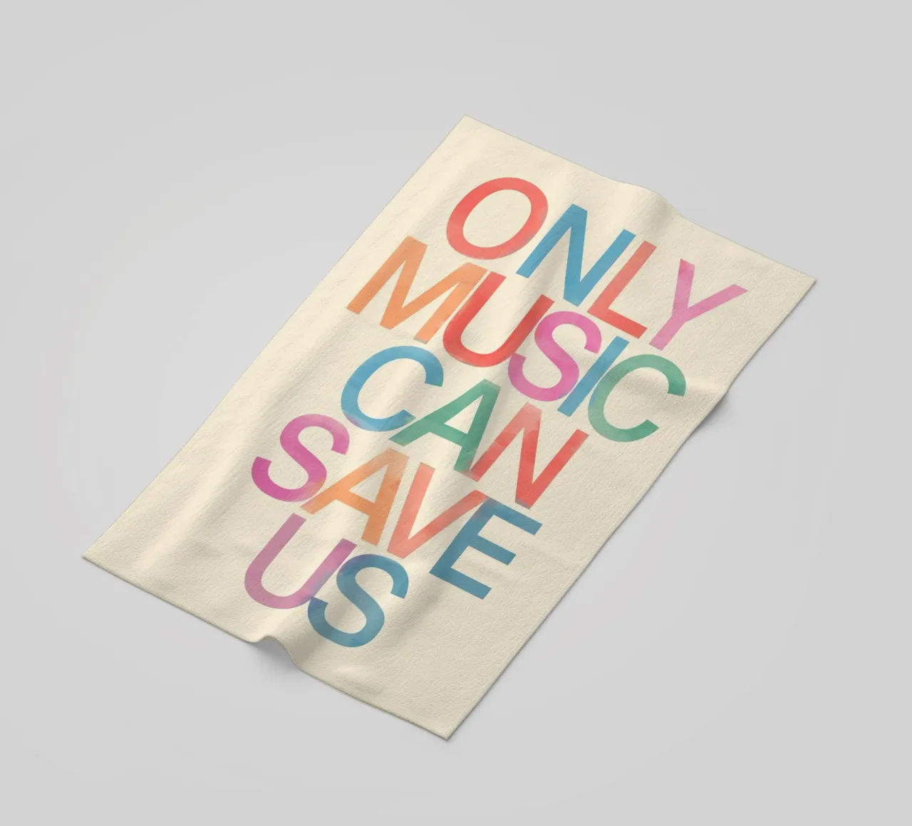 Only Music Can Save Us telo mare da Attaboy Dsgn
