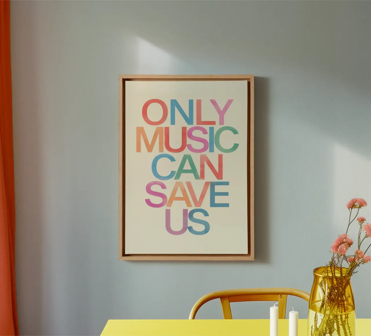 Only Music Can Save Us tela da Attaboy Dsgn