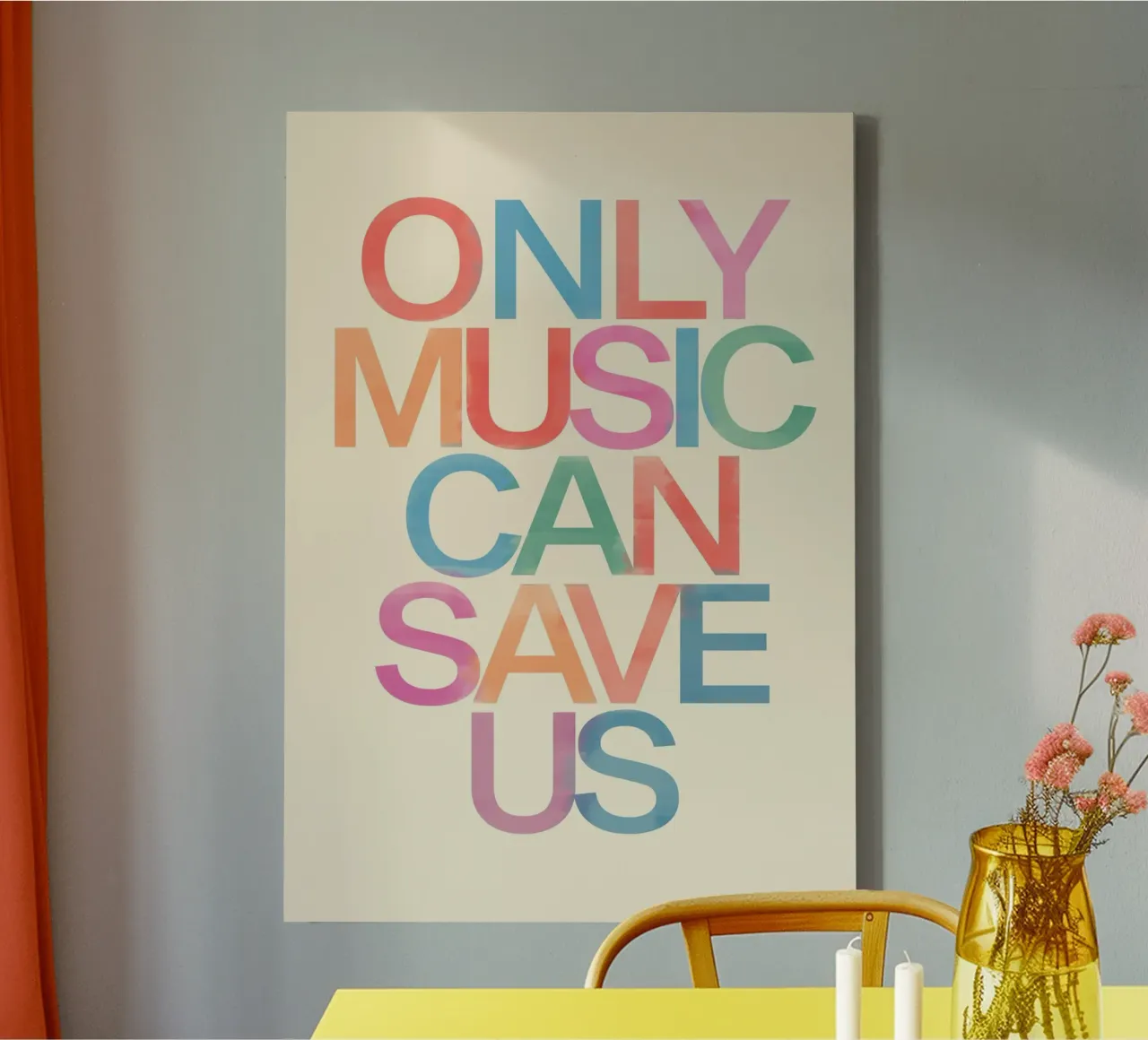 Only Music Can Save Us tela da Attaboy Dsgn