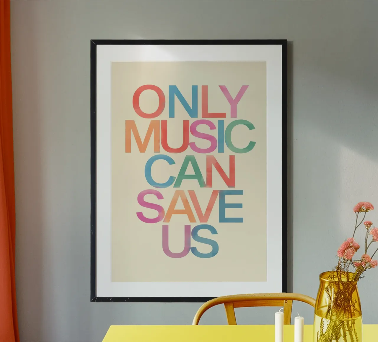 Only Music Can Save Us carta hahnemühle da Attaboy Dsgn
