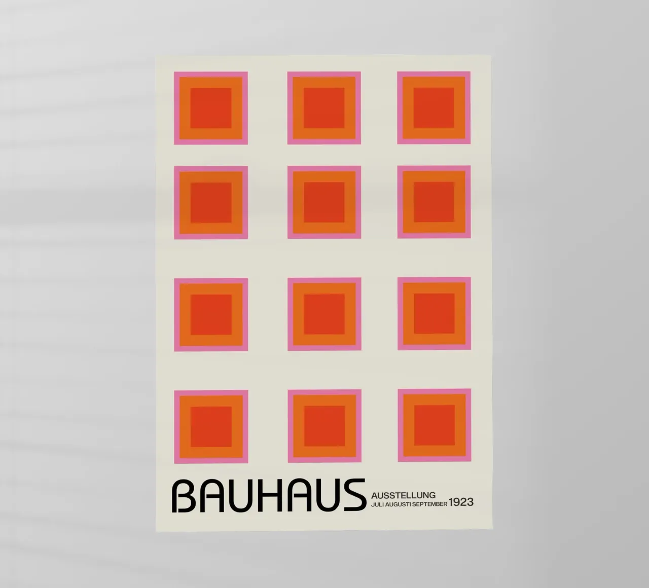 Square Geometric Modernist pellicola backlit da Attaboy Dsgn