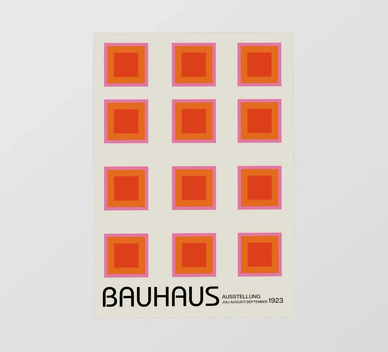Square Geometric Modernist pellicola backlit da Attaboy Dsgn