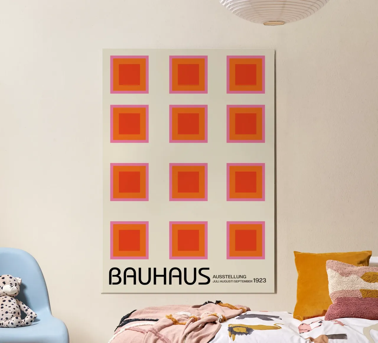 Square Geometric Modernist carta hahnemühle da Attaboy Dsgn