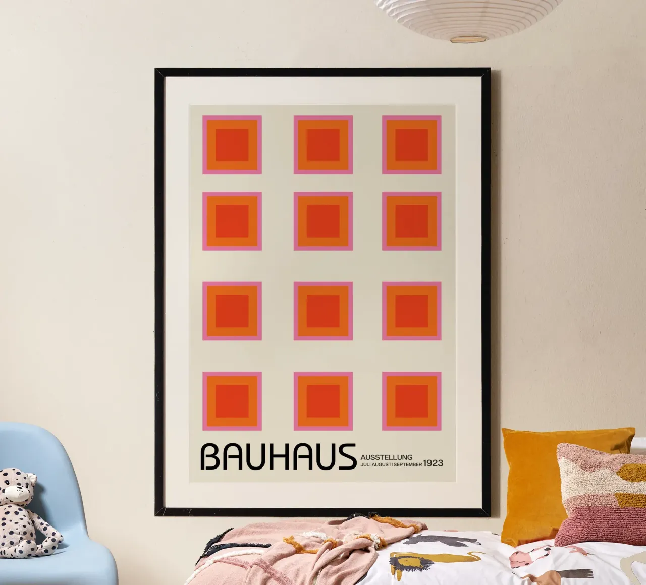 Square Geometric Modernist carta hahnemühle da Attaboy Dsgn
