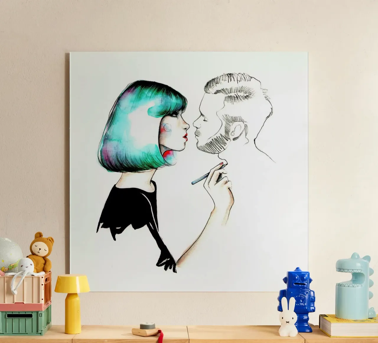 Kiss Me plexiglass da Ina Stanimirova