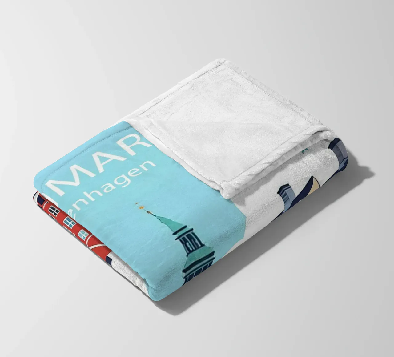 Copenaghen Danimarca Poster coperta in pile da 🎁 NOBELART