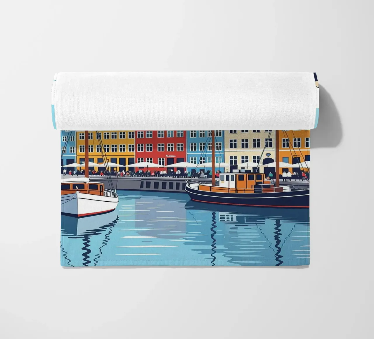Copenaghen Danimarca Poster telo mare da 🎁 NOBELART