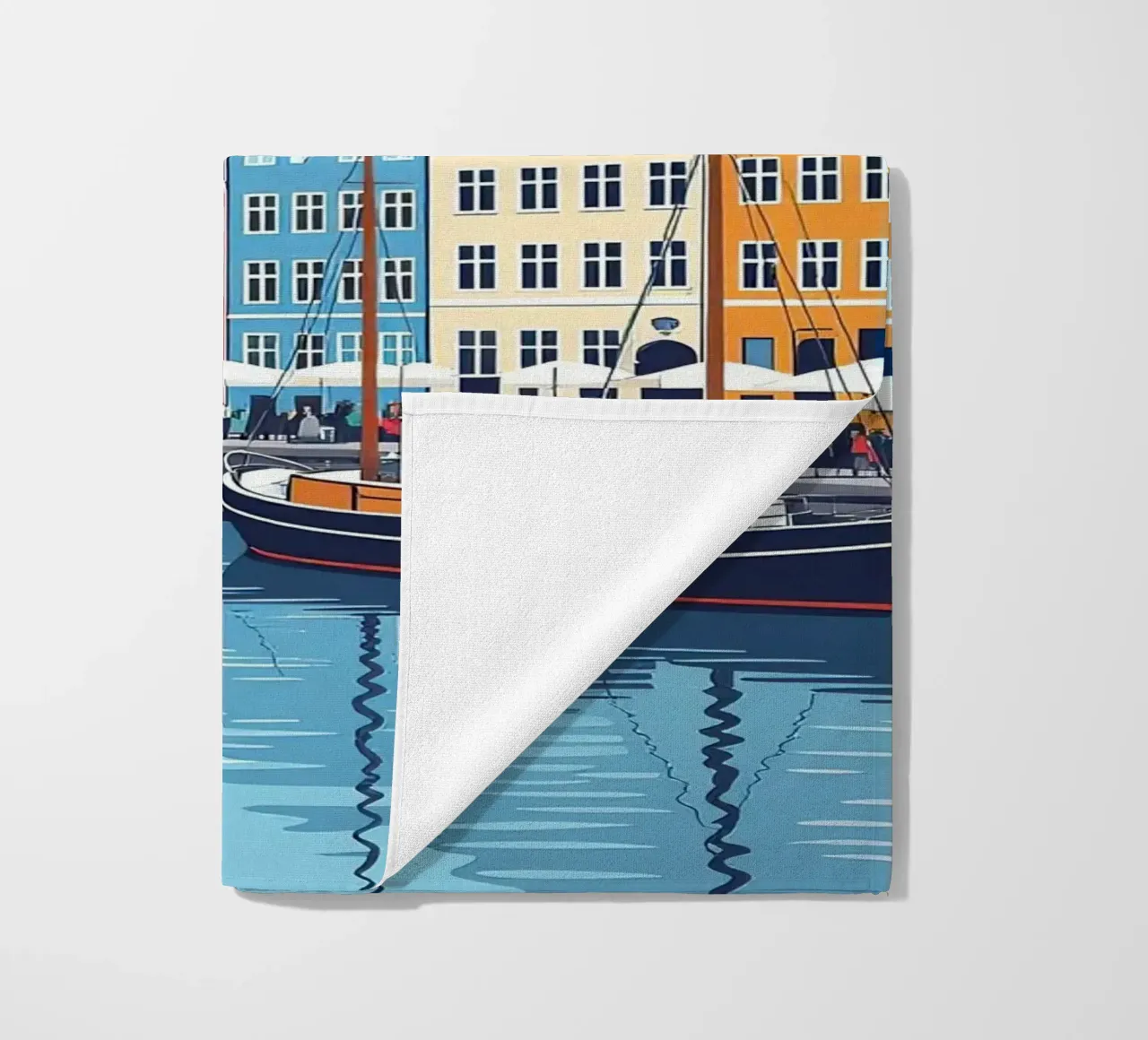 Copenaghen Danimarca Poster telo mare da 🎁 NOBELART