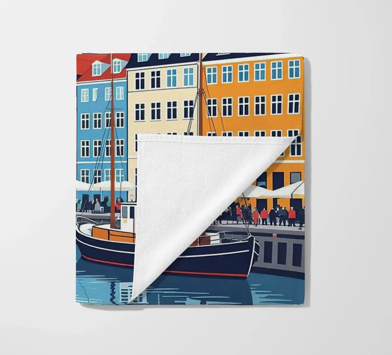 Copenaghen Danimarca Poster telo mare da 🎁 NOBELART