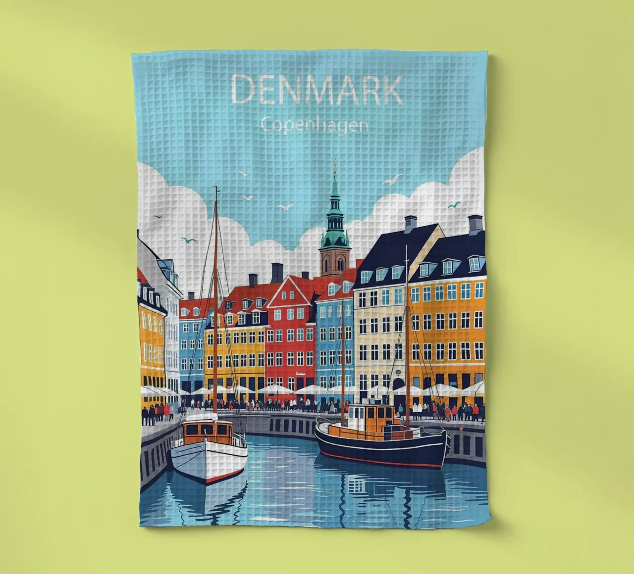 Copenaghen Danimarca Poster canovaccio da cucina da 🎁 NOBELART