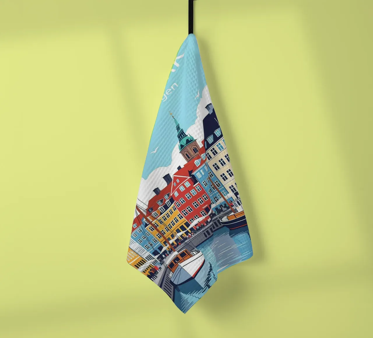 Copenaghen Danimarca Poster canovaccio da cucina da 🎁 NOBELART
