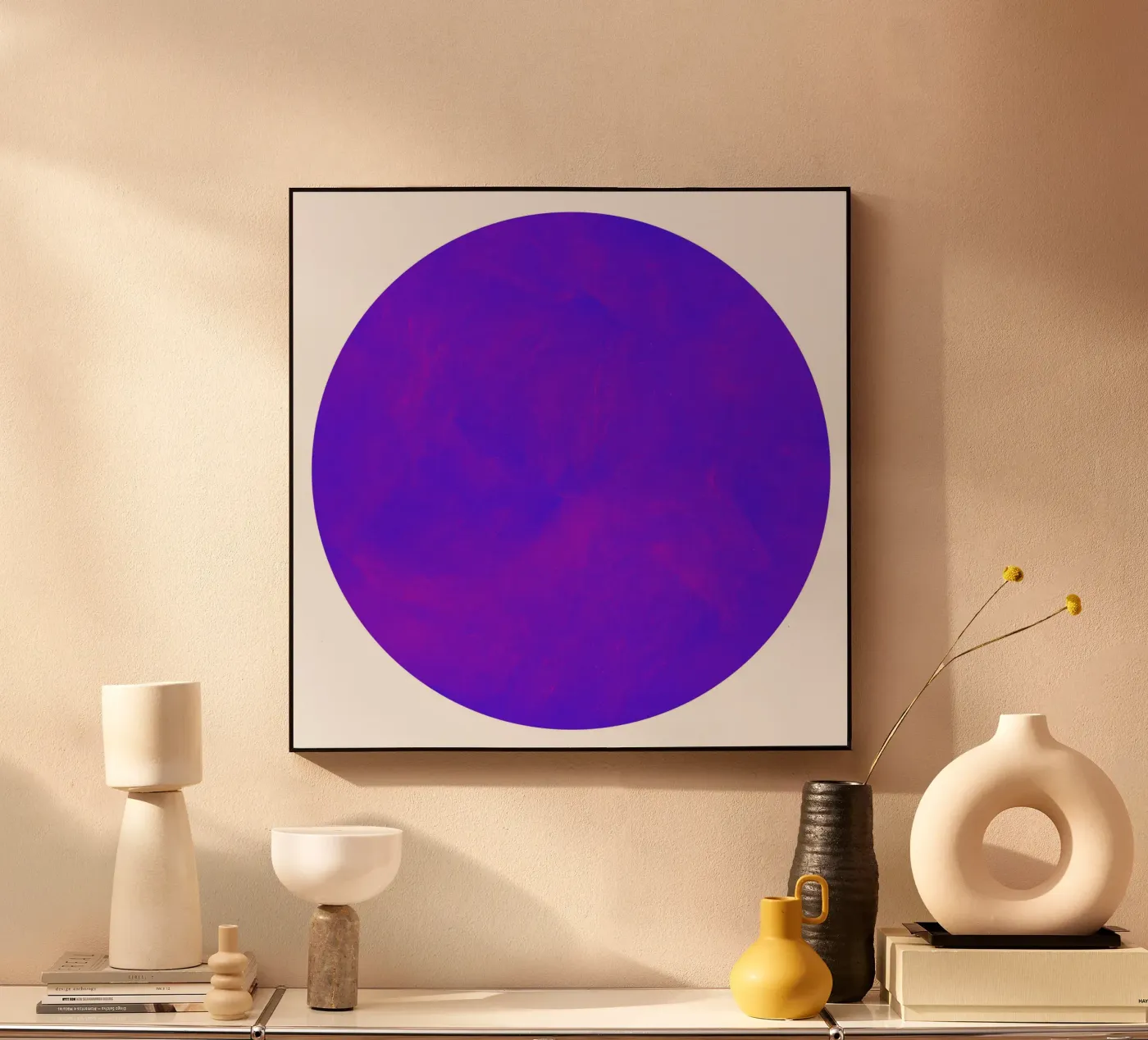 purple circle plexiglass da Dream In Colors