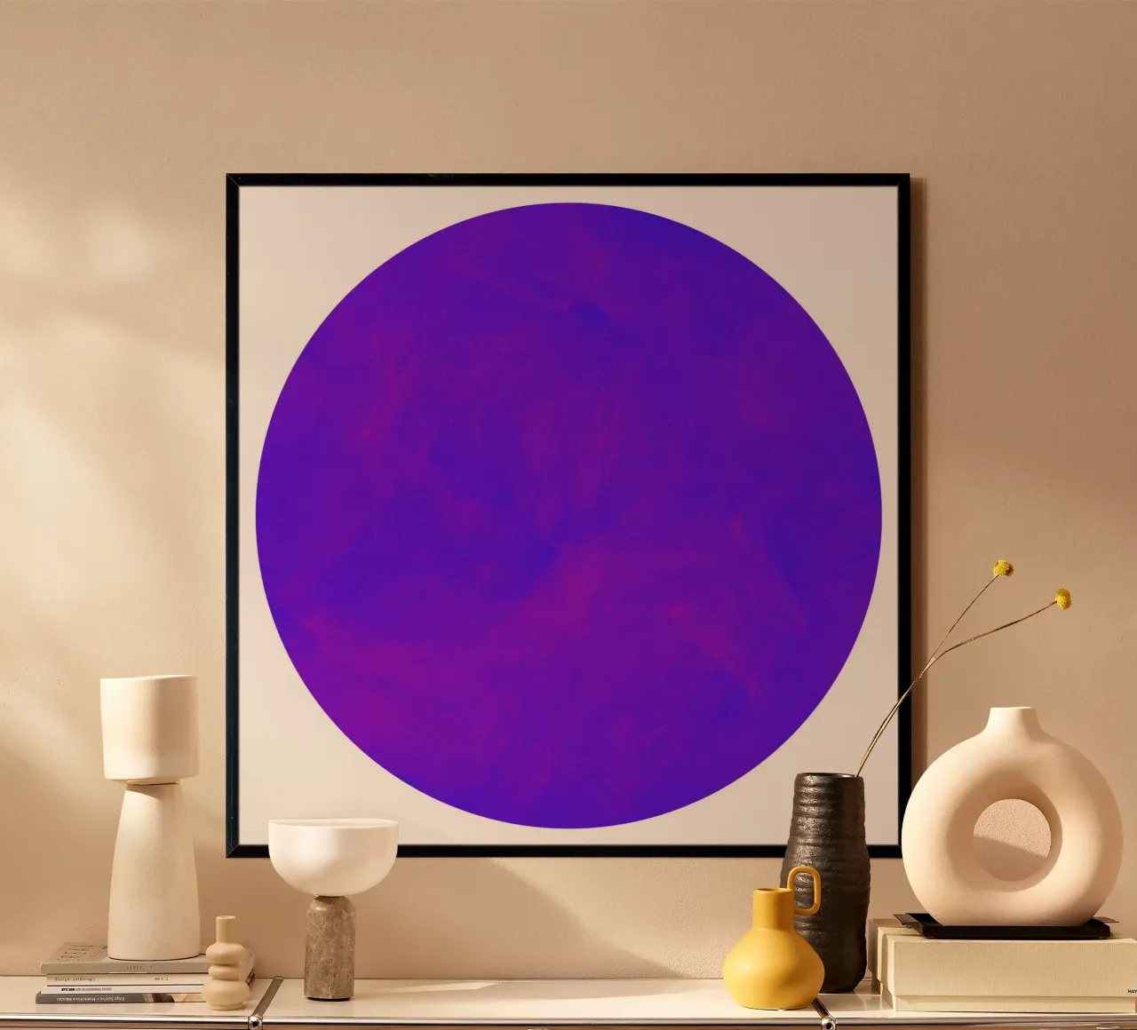 purple circle carta hahnemühle da Dream In Colors