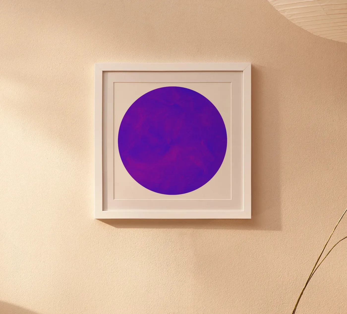 purple circle poster by Dream In Colors