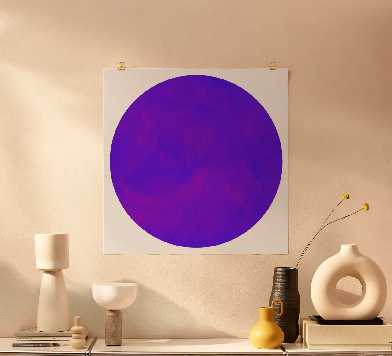 purple circle carta hahnemühle da Dream In Colors