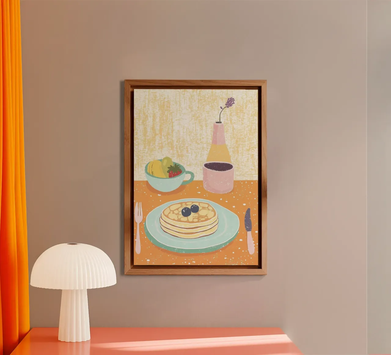 Colazione a base di dopamina: Pancakes ai mirtilli, menta e arancia ancora pannello forex da dawnthesea