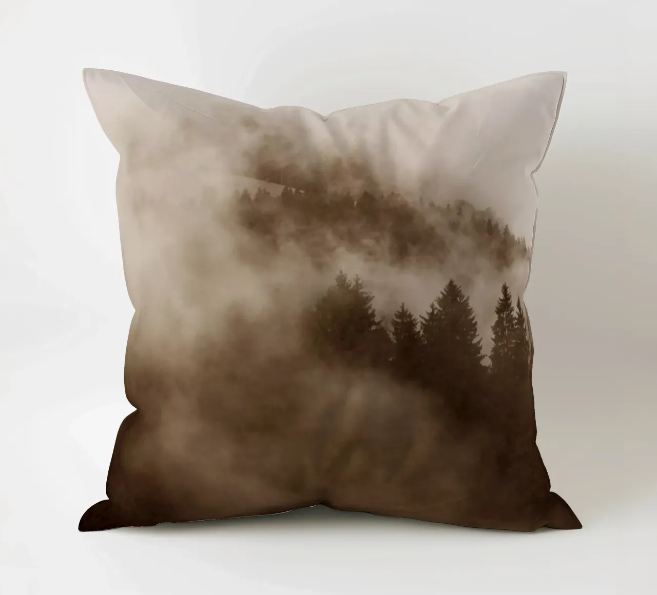 hued foggy forests cuscino da Studio Nahili
