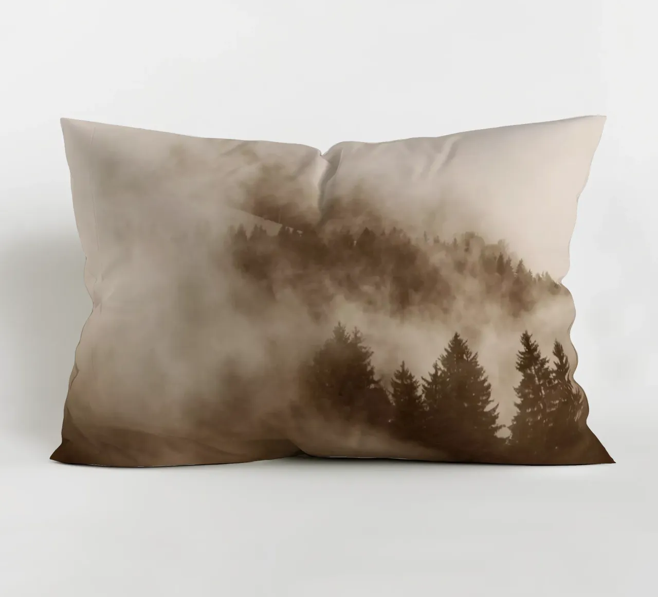hued foggy forests cuscino da Studio Nahili