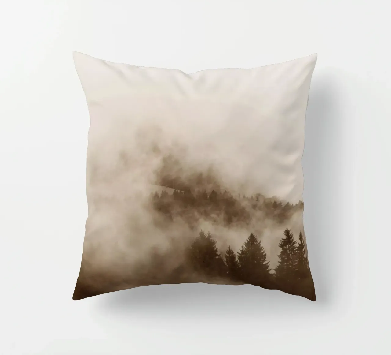 hued foggy forests cuscino da Studio Nahili