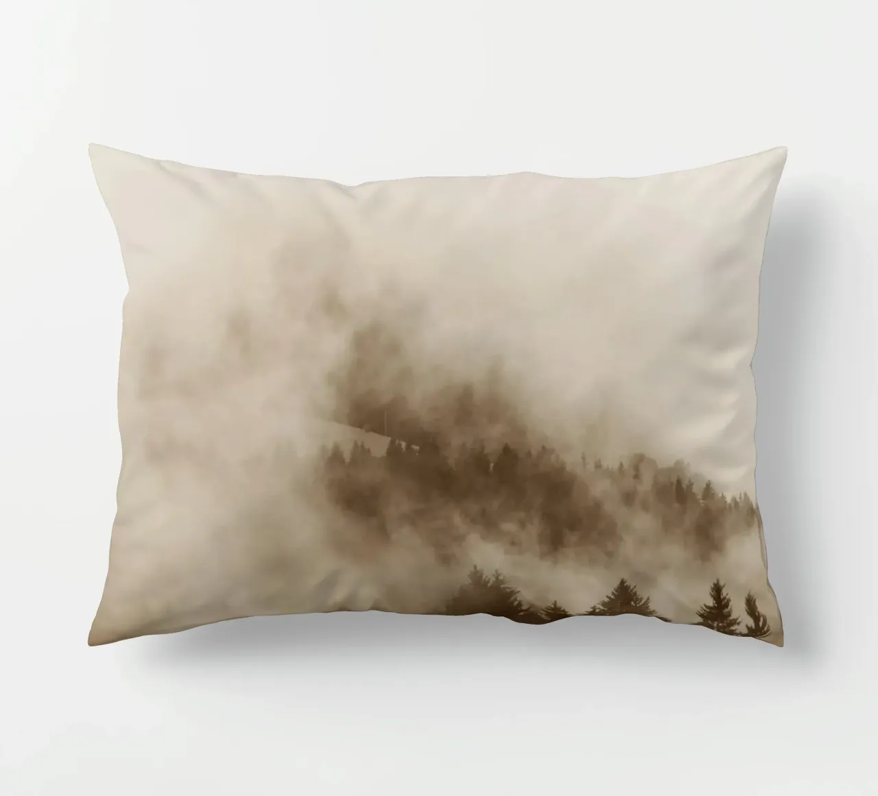 hued foggy forests cuscino da Studio Nahili