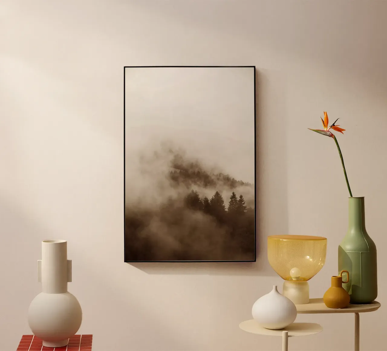 hued foggy forests plexiglass da Studio Nahili