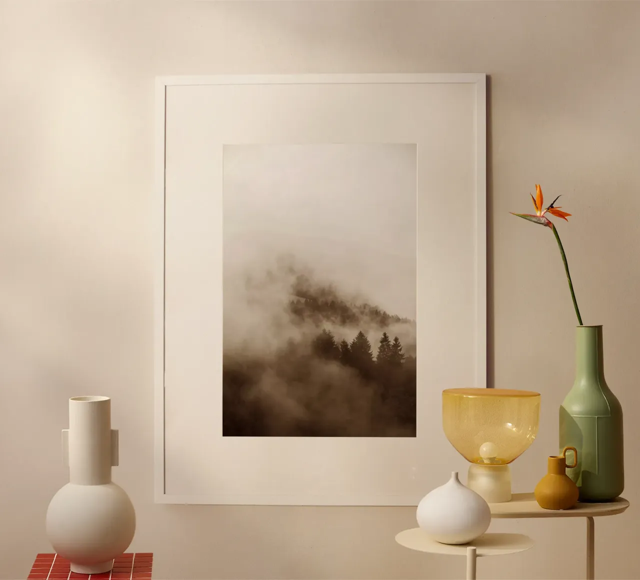 hued foggy forests poster da Studio Nahili