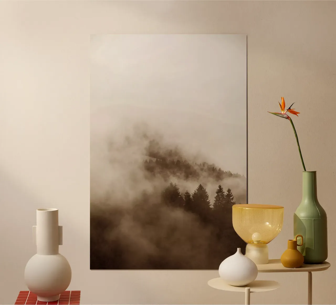 hued foggy forests poster da Studio Nahili