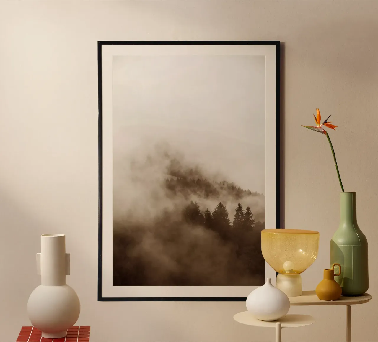 hued foggy forests poster da Studio Nahili