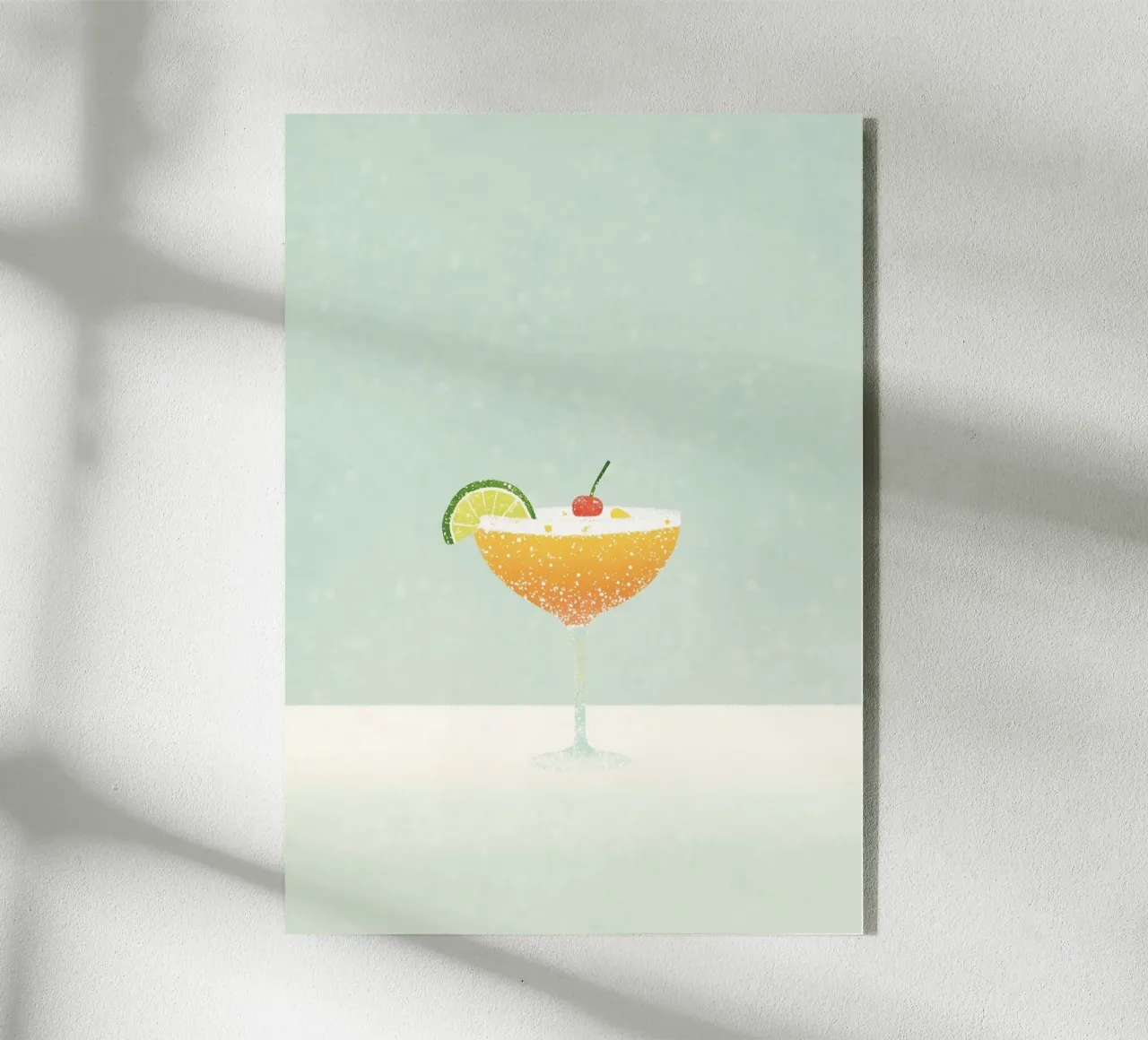Cocktail arancione: Pop Art minimalista, carrello da bar retrò Aestheti plexiglass da dawnthesea