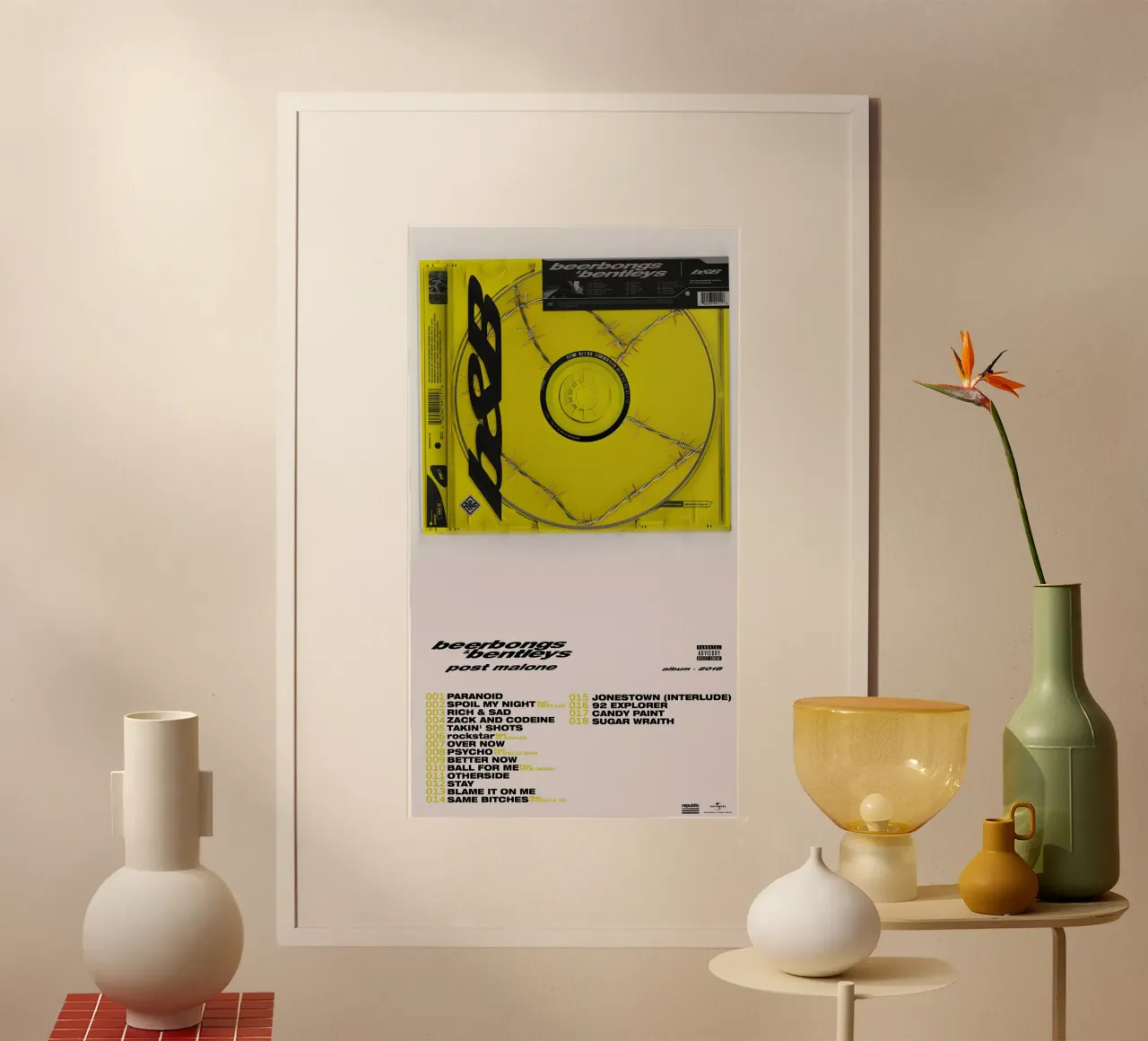 Post Malone Beerbongs Bentleys carta hahnemühle da Kuromi Dancuks
