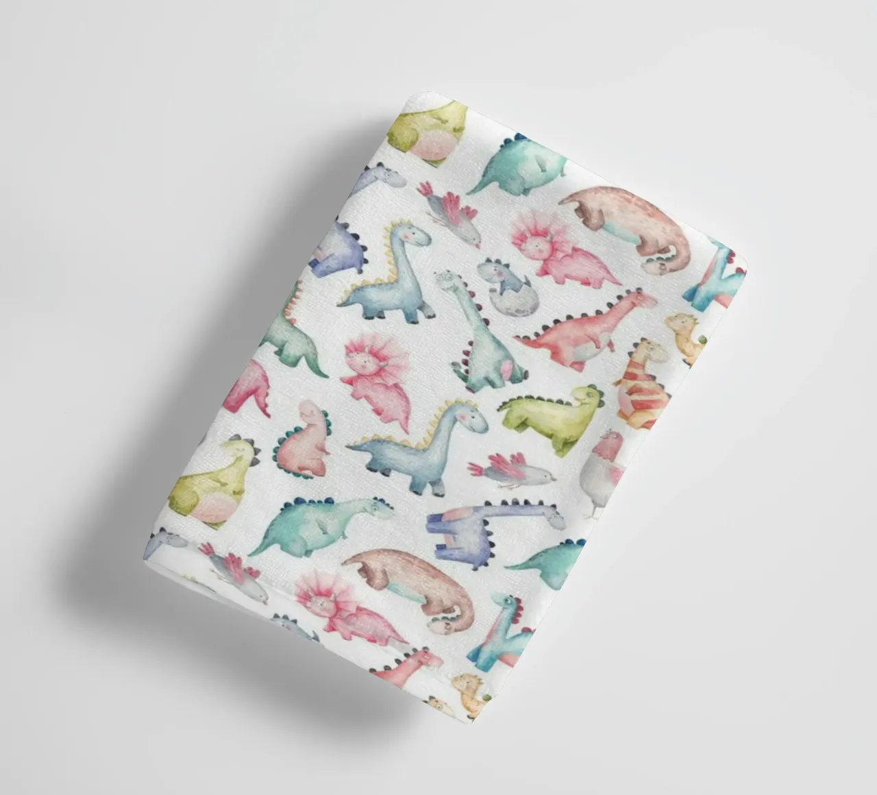 Decorative dinosaur pattern towel by The joy of home