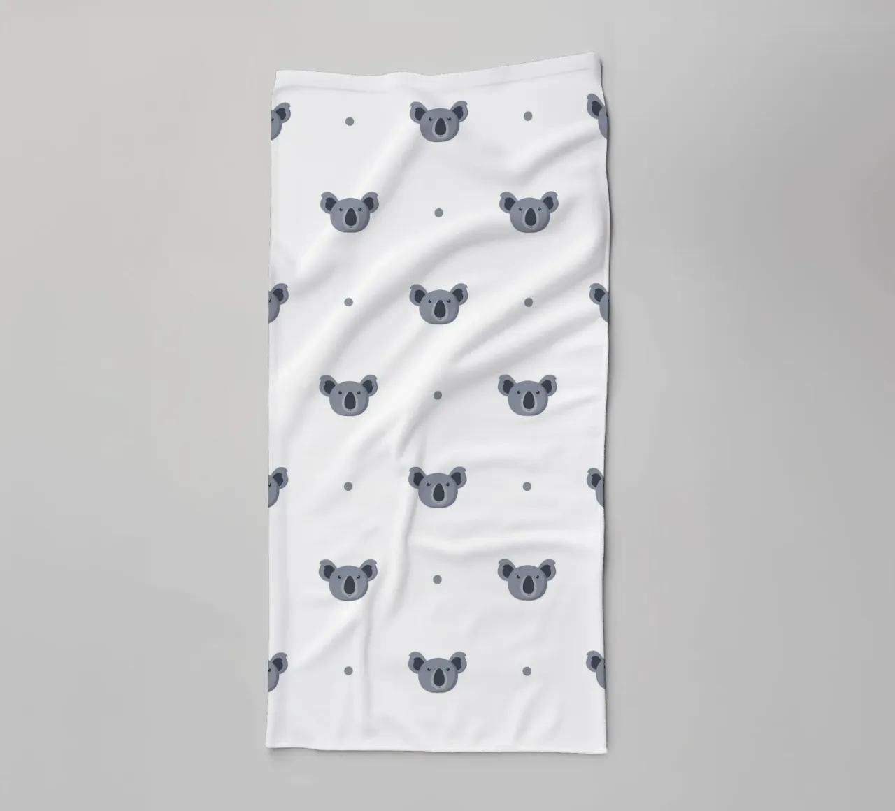 Decorative pattern of a koala towel by The joy of home