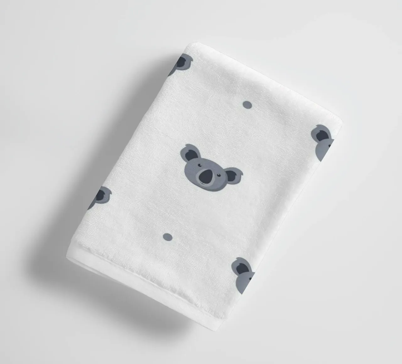 Decorative pattern of a koala towel by The joy of home