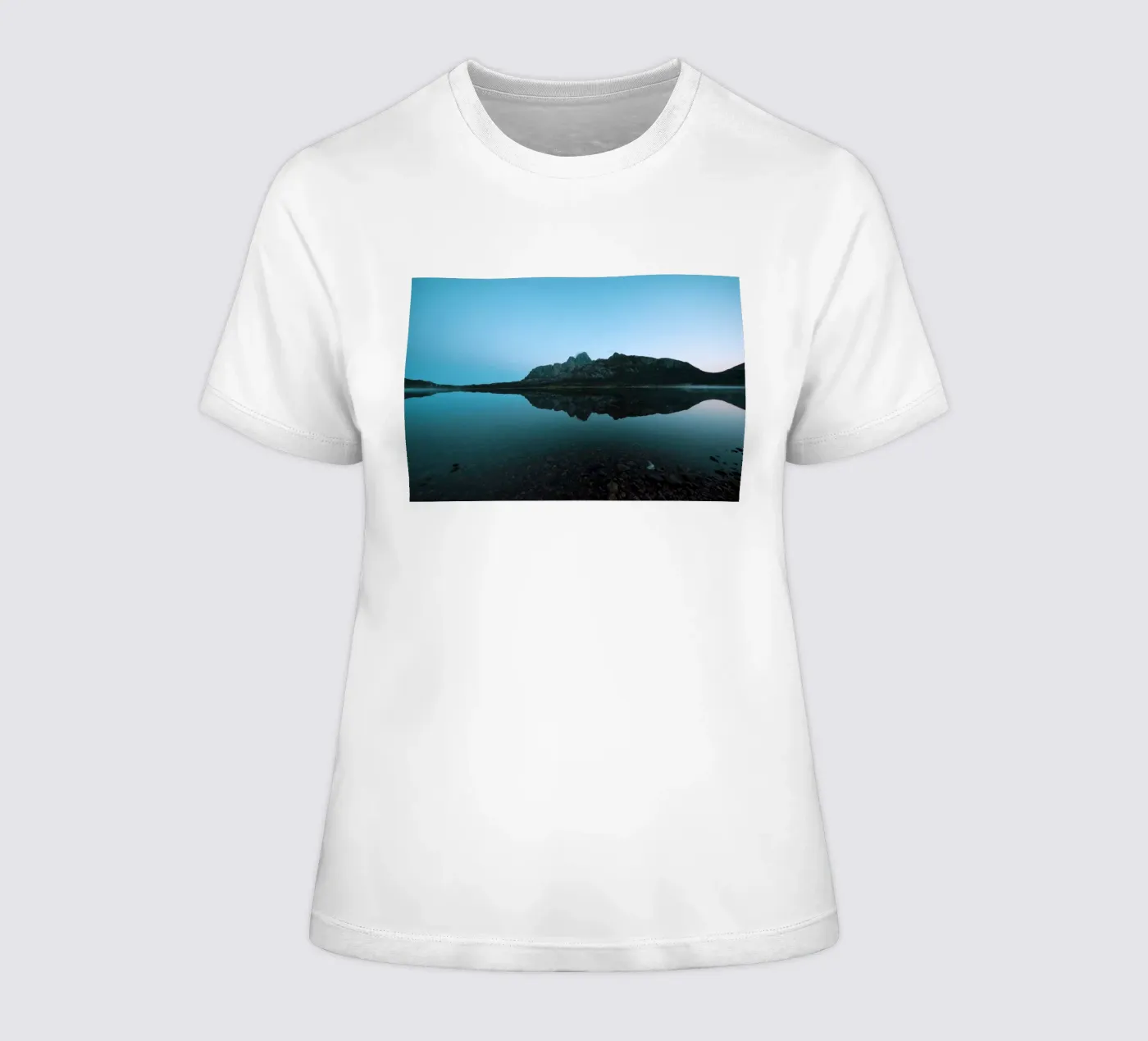 Mountain Reflection t-shirt da donna da Fjöllart