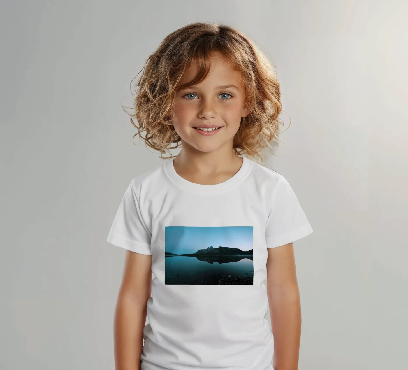 Mountain Reflection t-shirt enfant de Fjöllart