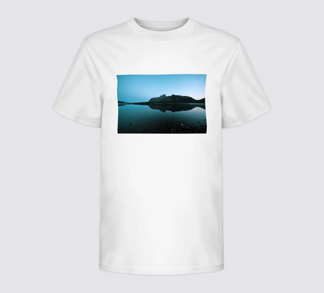 Mountain Reflection t-shirt bambini da Fjöllart