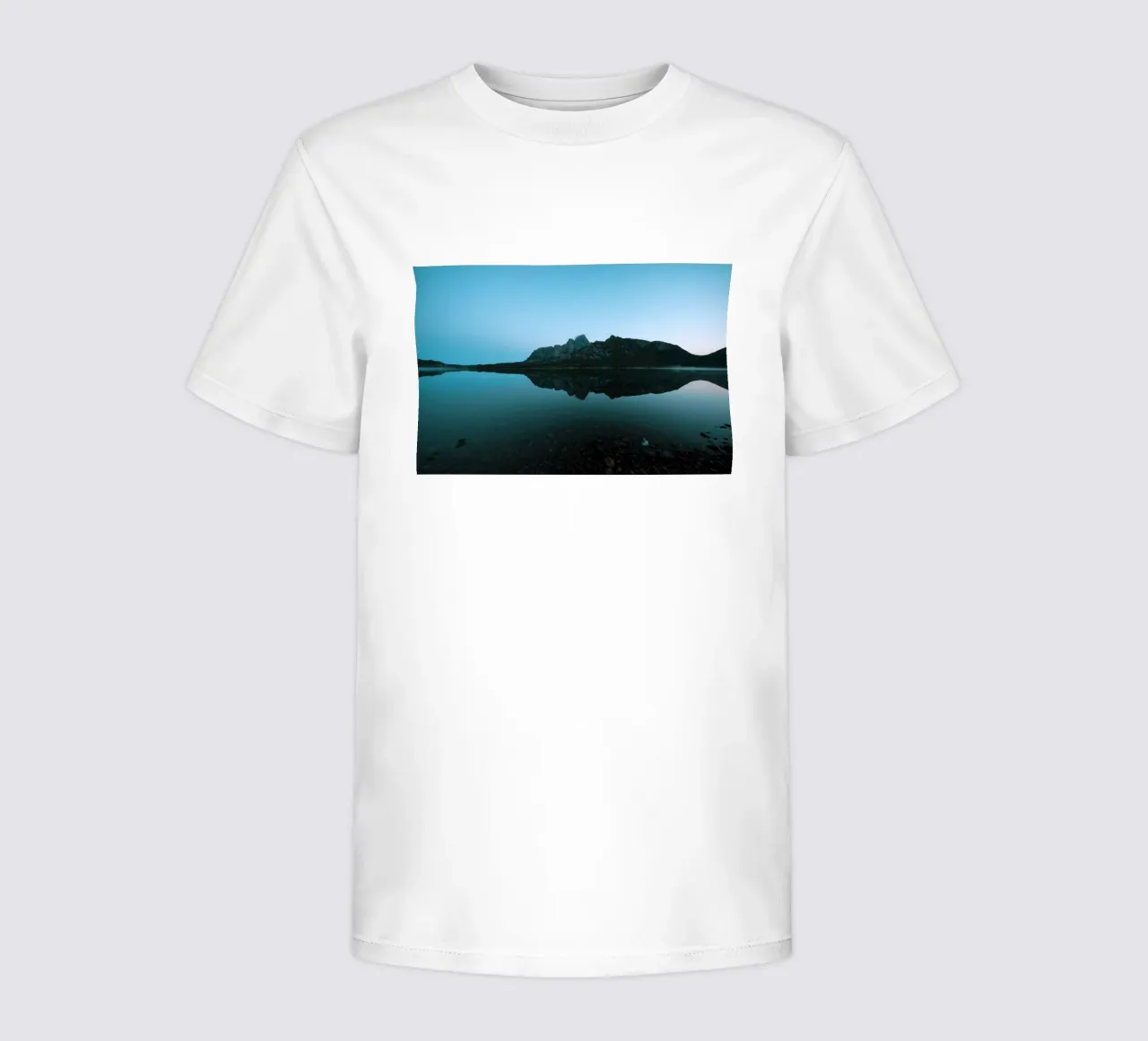 Mountain Reflection t-shirt bambini da Fjöllart