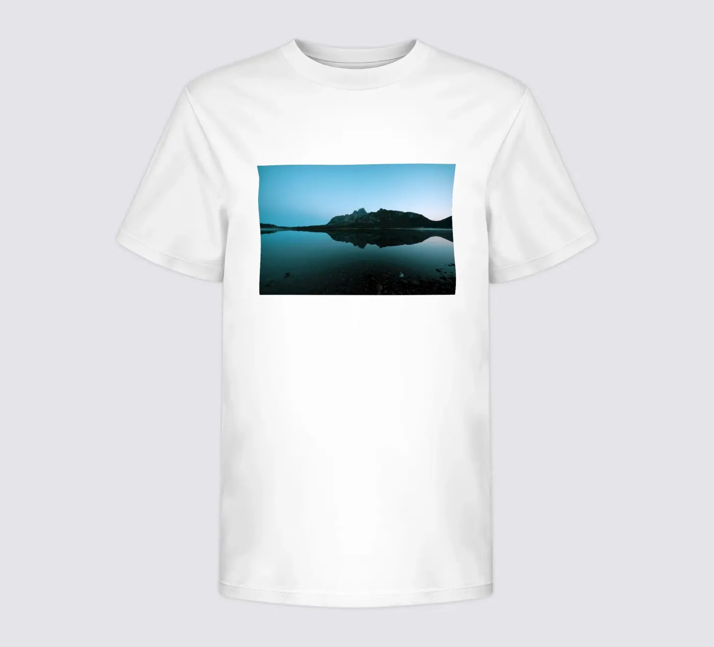 Mountain Reflection t-shirt bambini da Fjöllart