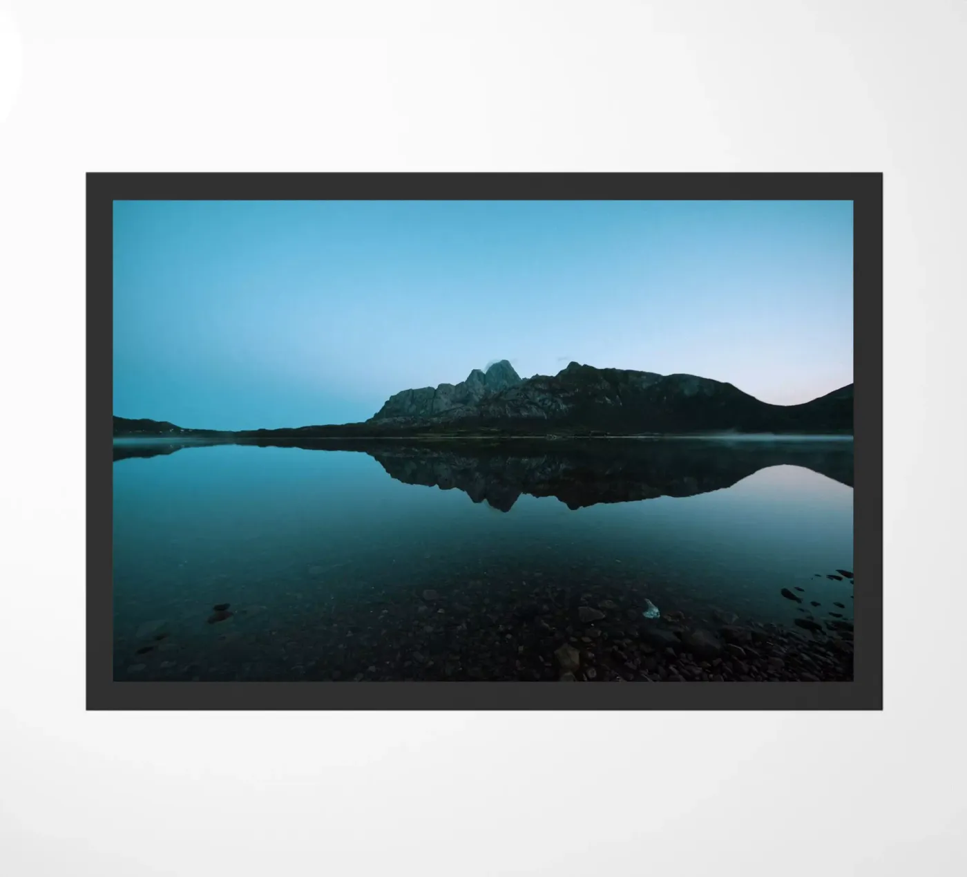 Mountain Reflection doormat by Fjöllart