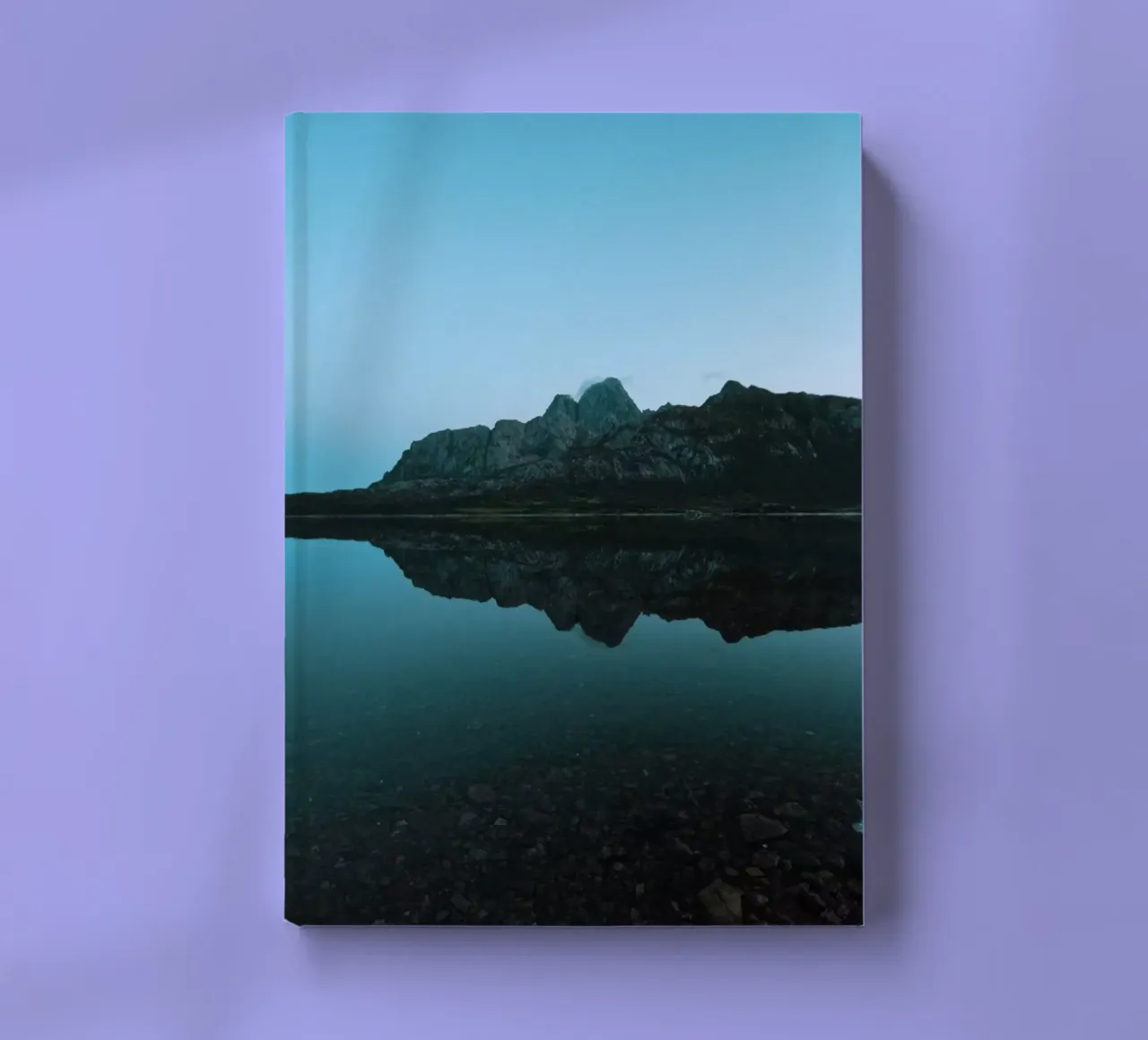 Mountain Reflection notebook by Fjöllart