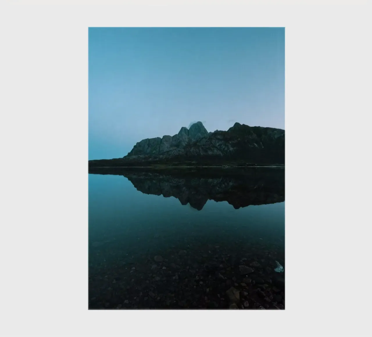 Mountain Reflection notebook by Fjöllart