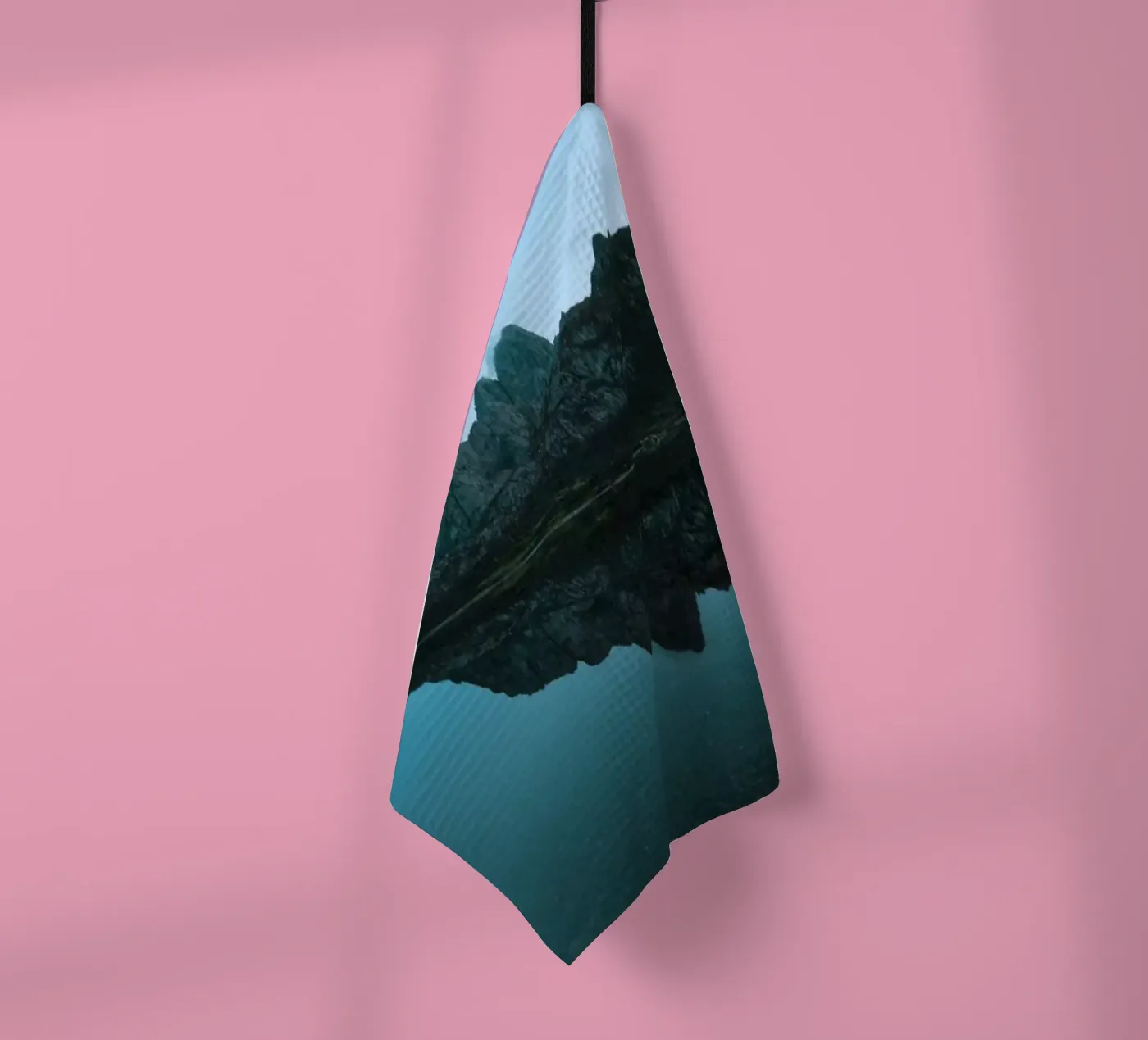Mountain Reflection tea towel by Fjöllart