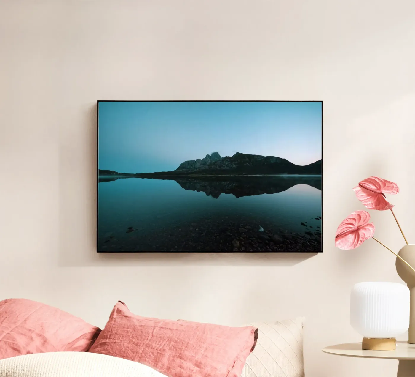 Mountain Reflection acryl van Fjöllart