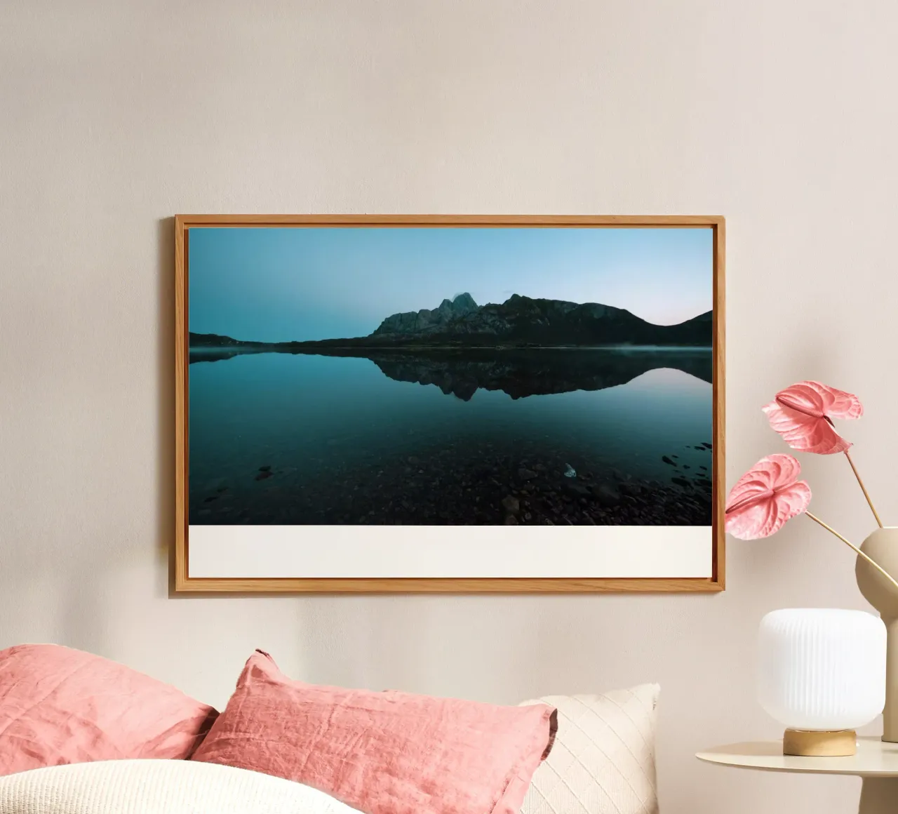 Mountain Reflection forex plate by Fjöllart