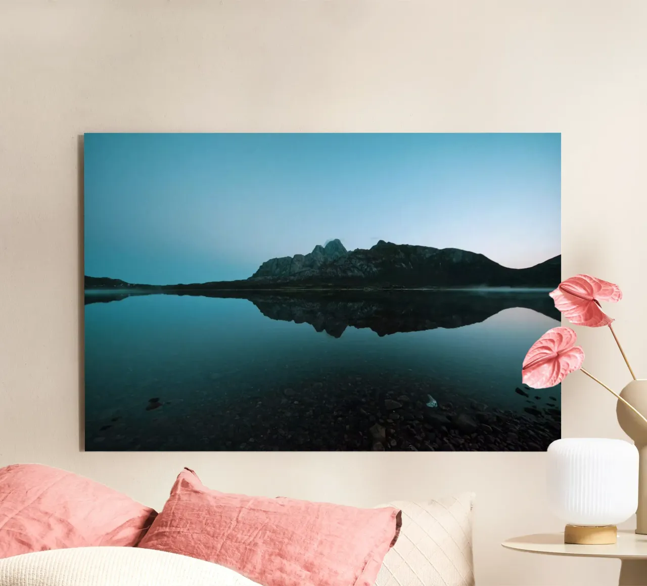 Mountain Reflection forex plate by Fjöllart