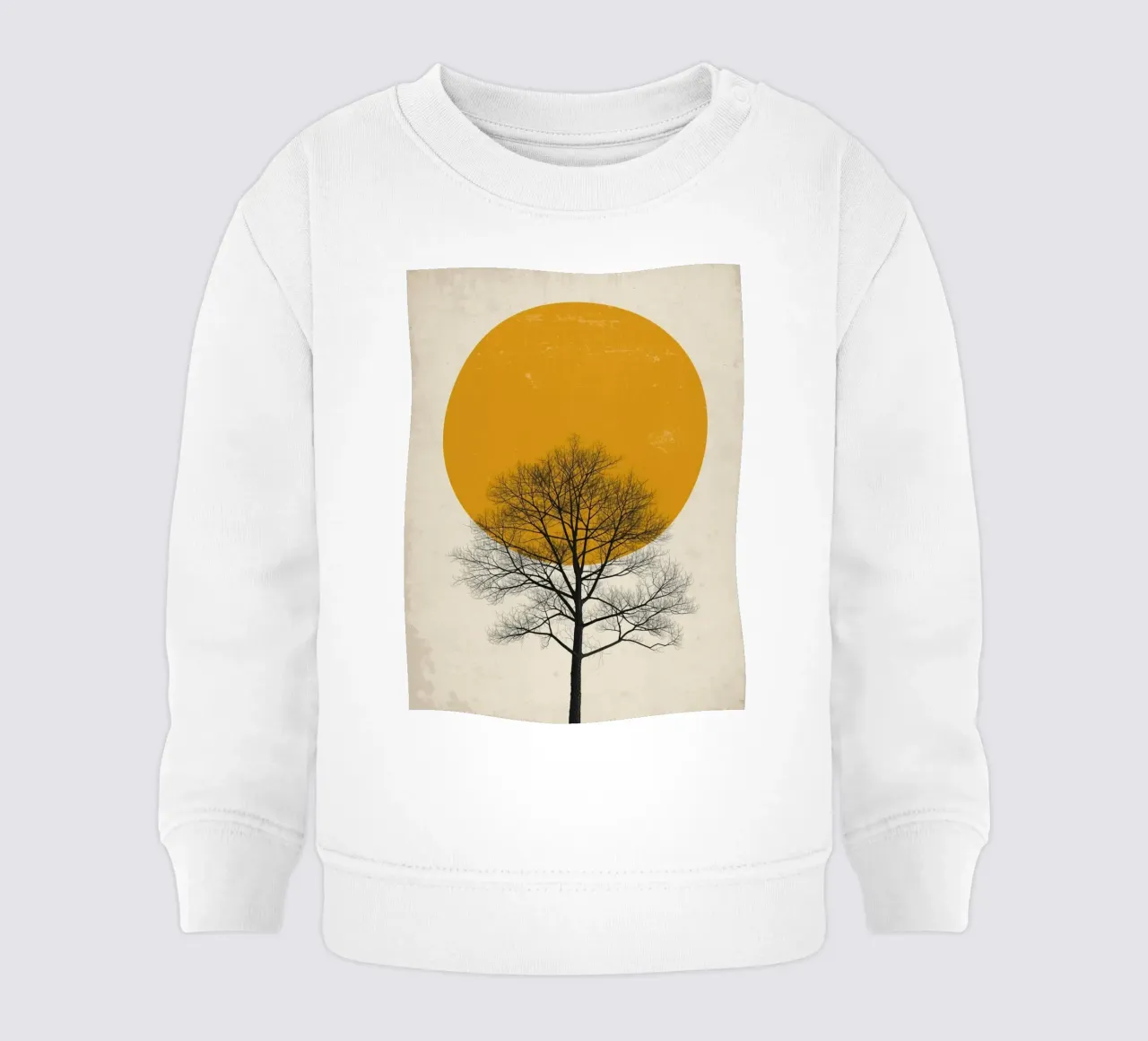 Albero con sagoma del sole felpa neonato da DesignArt