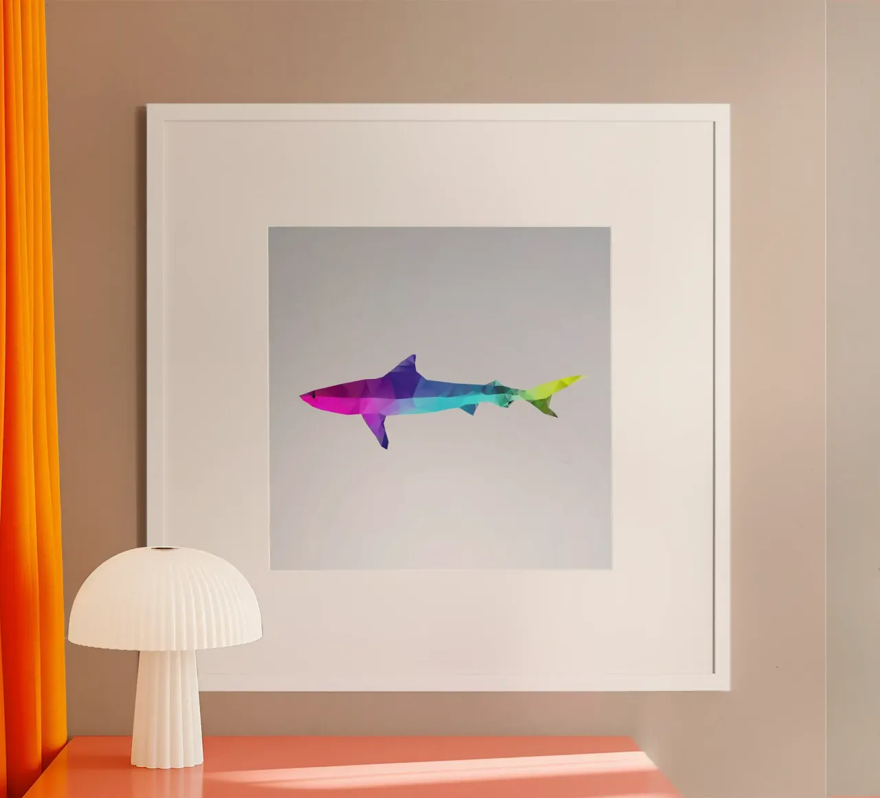 Glass Animals - Shark poster con telaio in legno da Three Of The Possessed